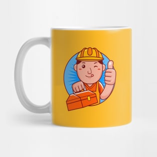 Builder Man Mug